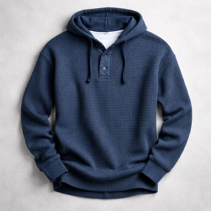 Sweat à Capuche Beaumont en Maille Gaufrée