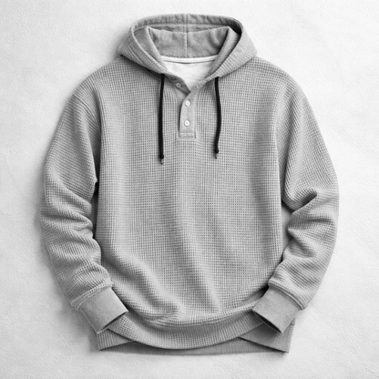 Sweat à Capuche Beaumont en Maille Gaufrée