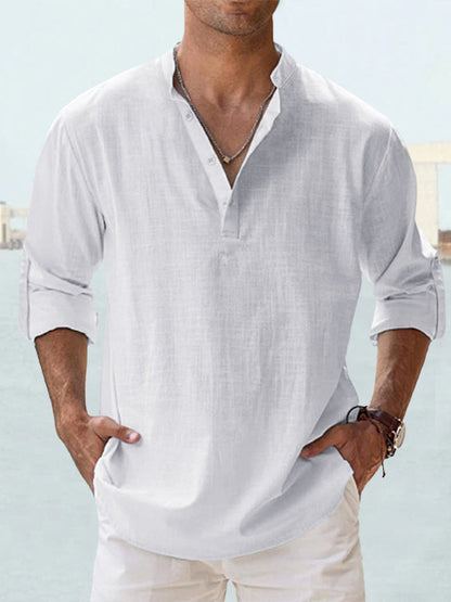Chemise respirante en lin
