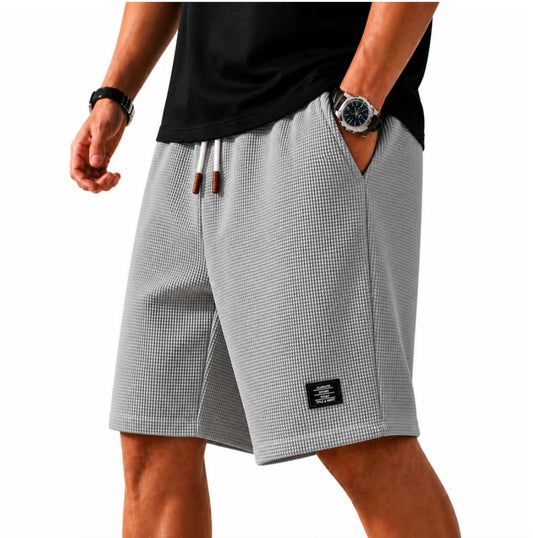 Bermuda capri en maille gaufrée