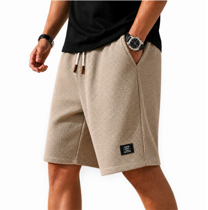 Bermuda capri en maille gaufrée