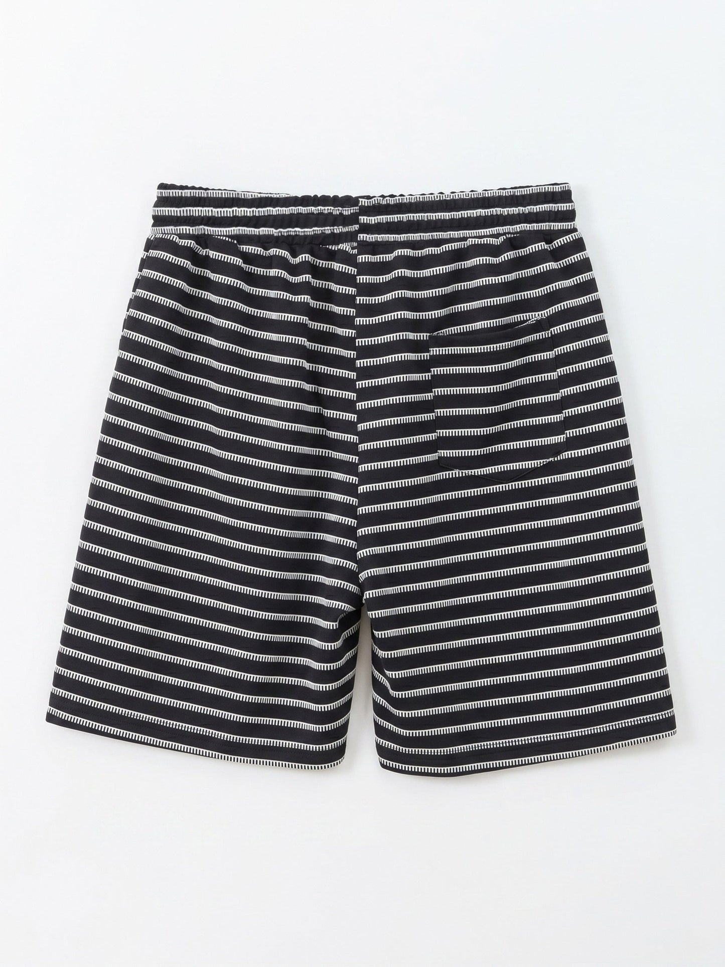Short Riviera rayé en maille texturée