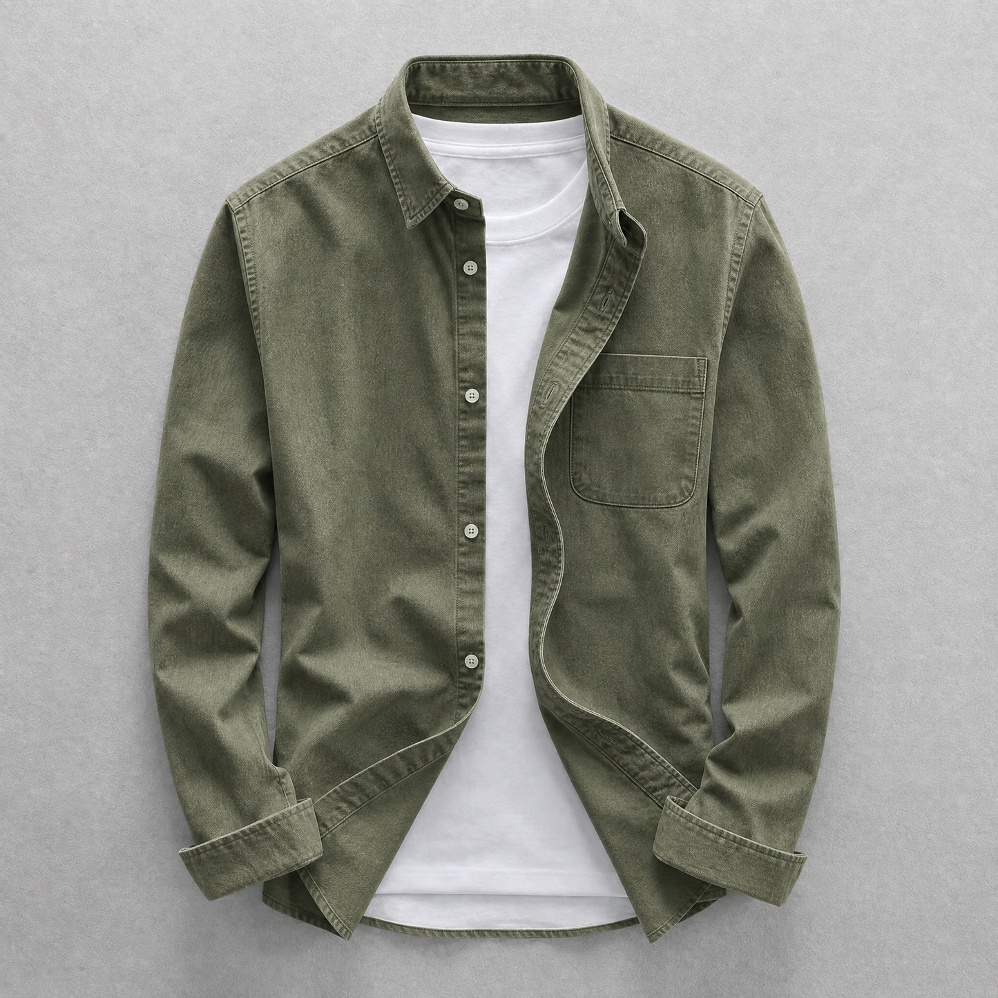 Surchemise Rousseau en Coton Lavé